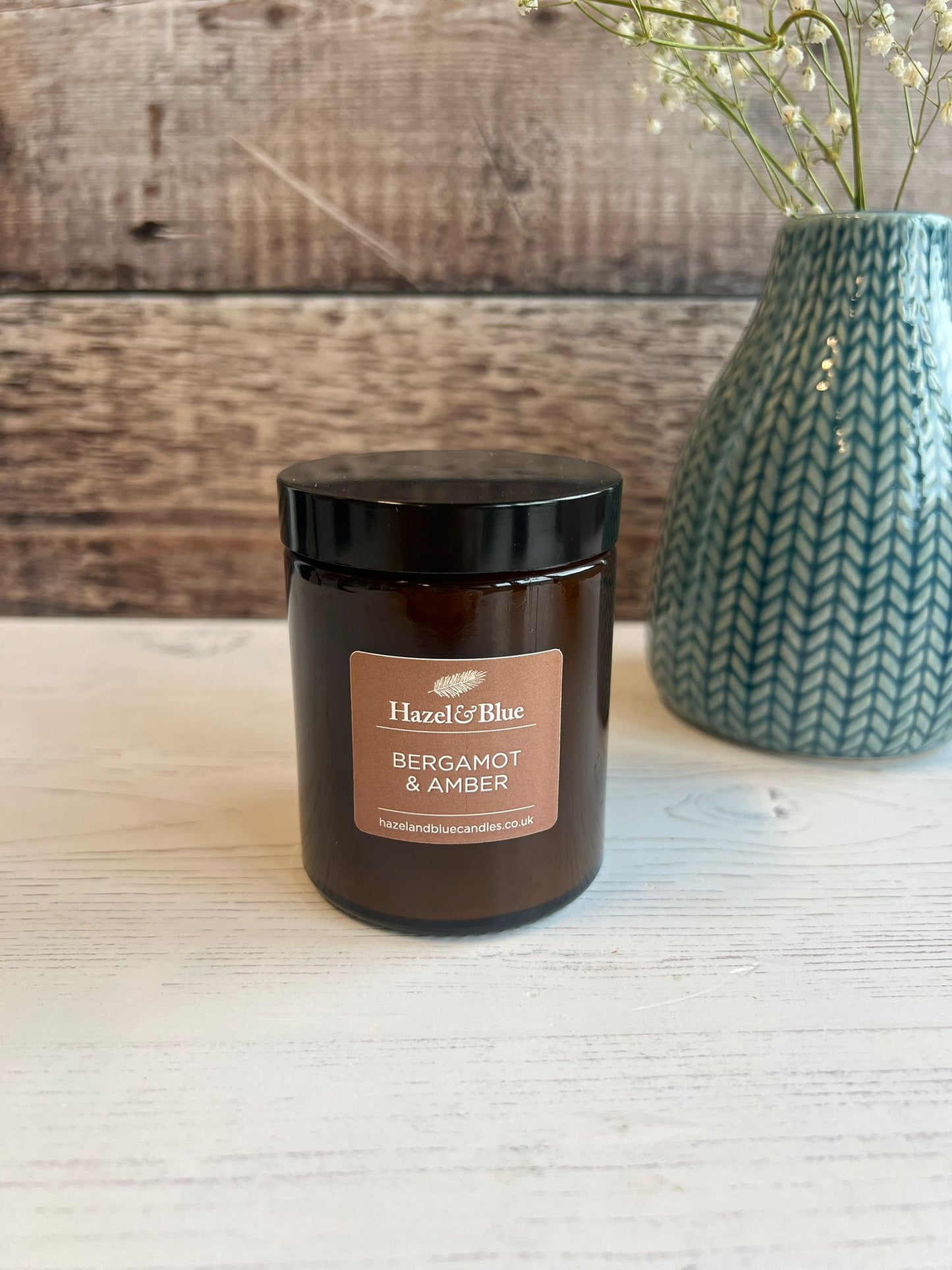 Bergamot & Amber Soy Wax Candle