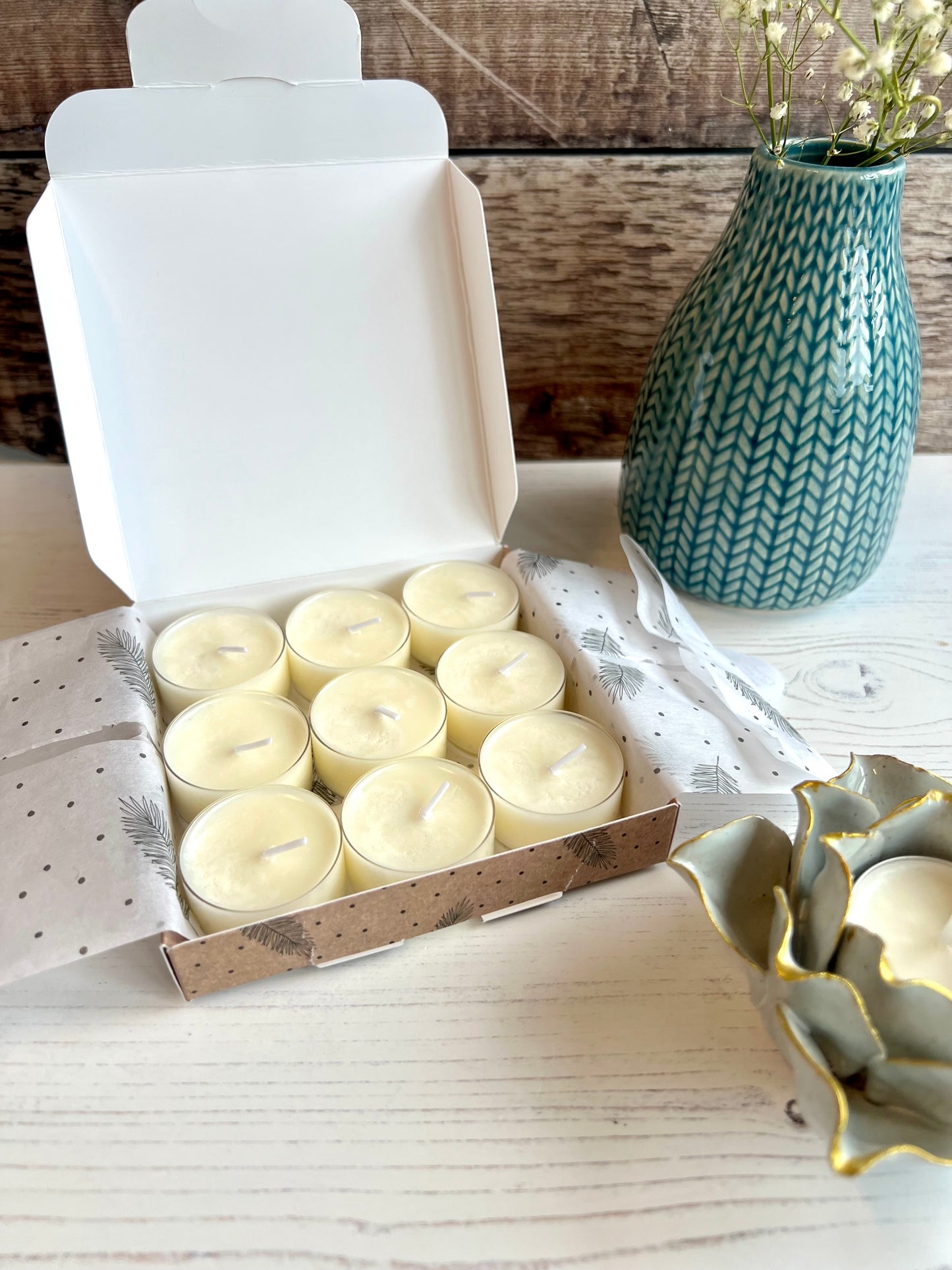 Lime, Basil and Mandarin Soy Wax Tealights