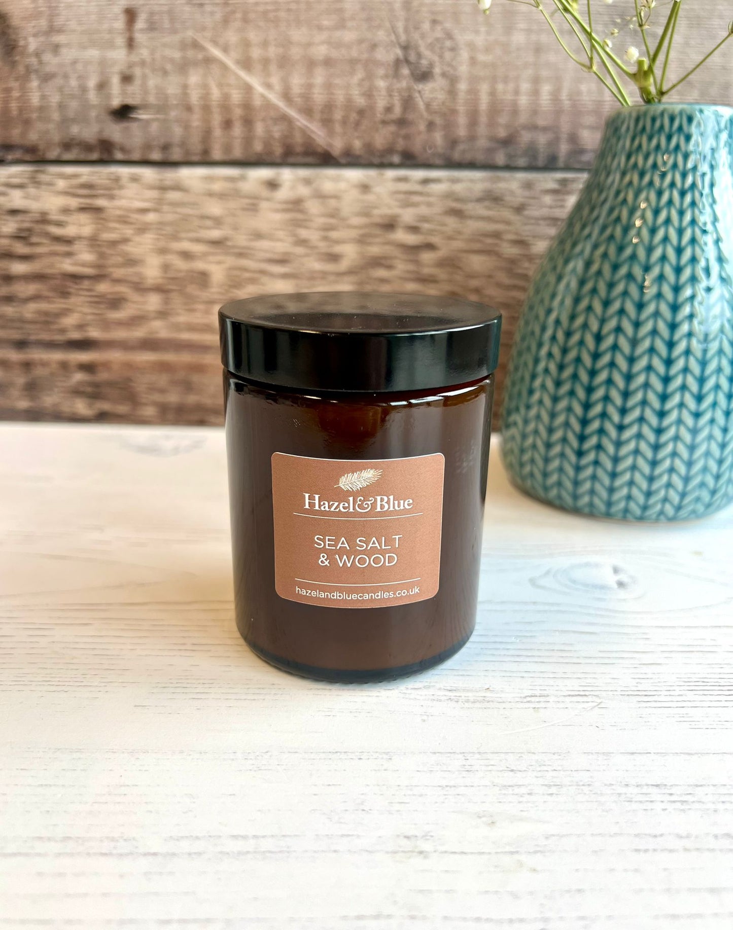 Seasalt and Wood Soy Wax Candle