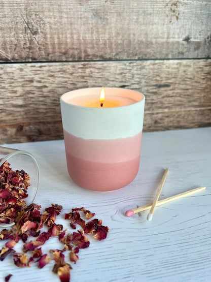 Jasmine & Rose Refillable Soy Wax Candle - NEW