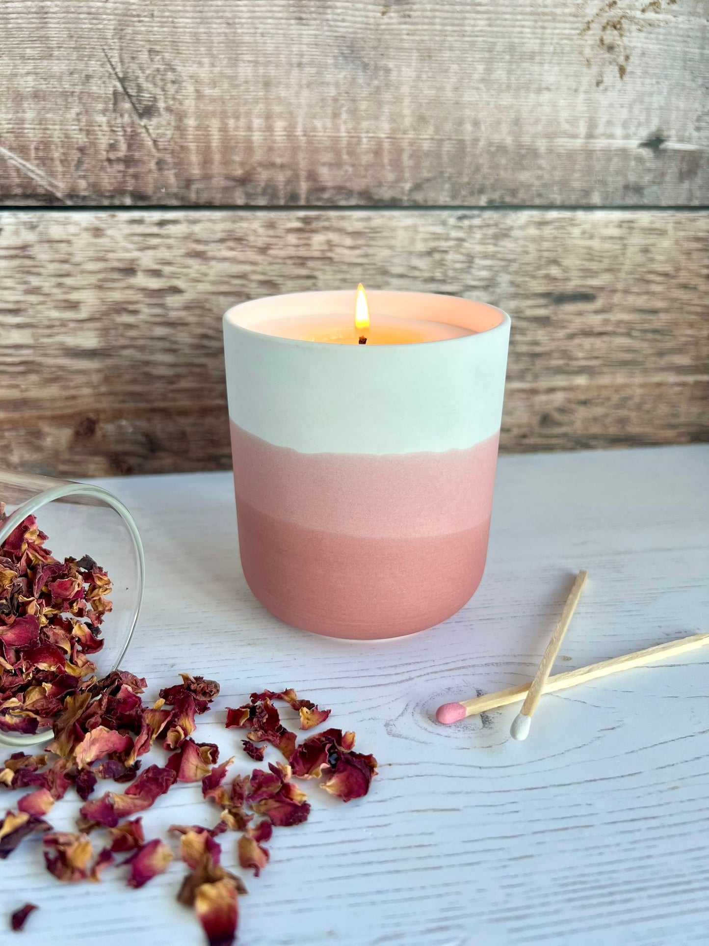 Jasmine & Rose Refillable Soy Wax Candle - NEW