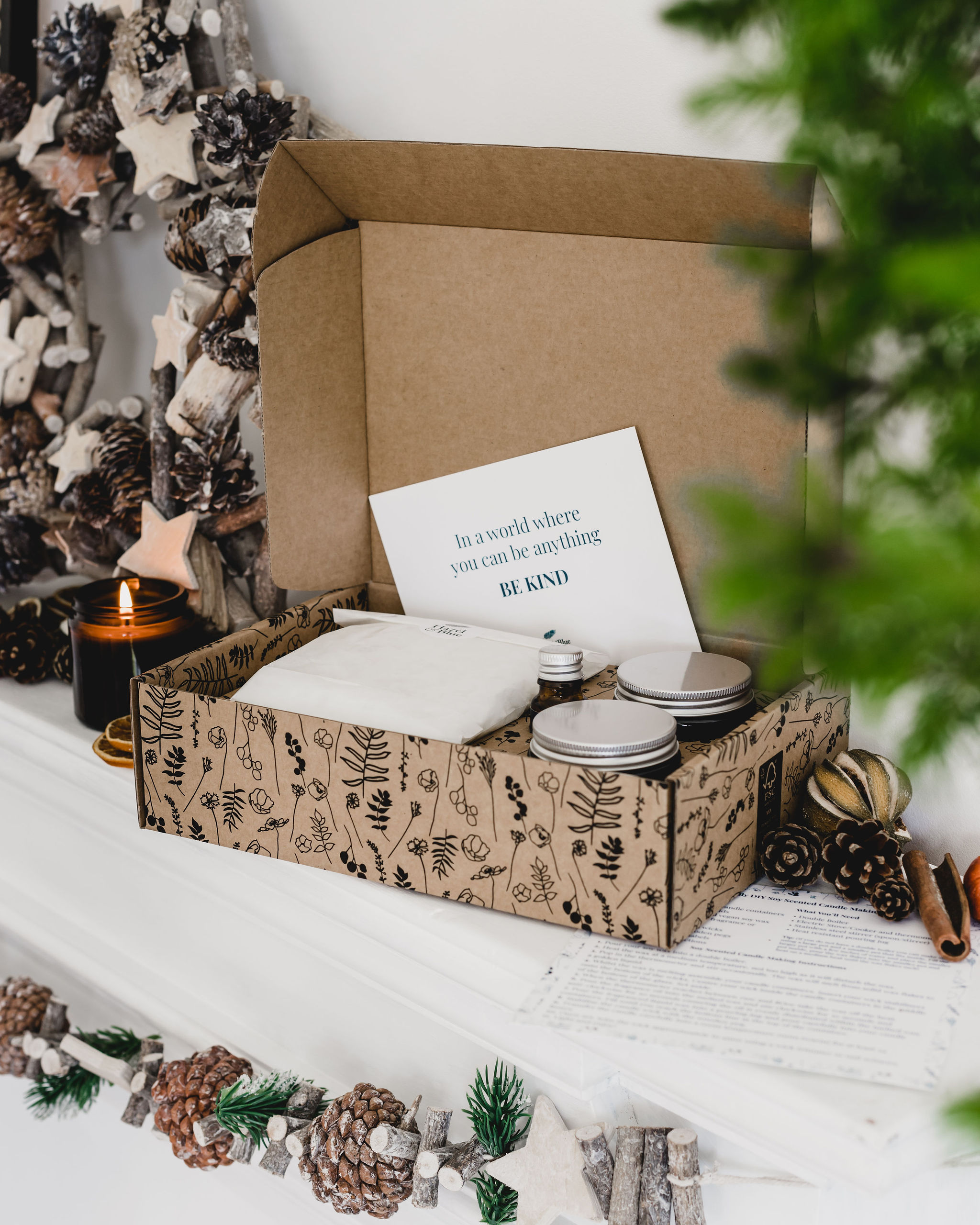 Christmas Soy Candle Making Kit By Hazel & Blue